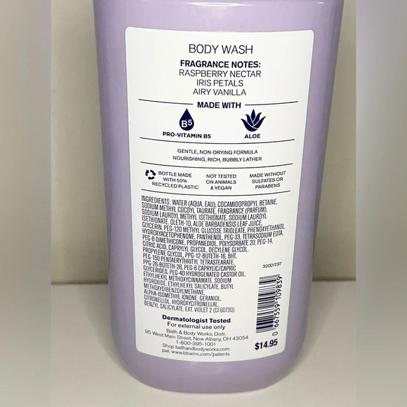Bath and Body Works Nourishing Pro-Vitamin B5 + Aloe Body Wash Full size NWT - Picture 7 of 9
